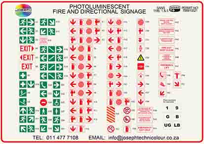 Joseph Technicolour - Safety Signs