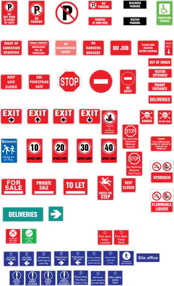 Joseph Technicolour - Safety Signs