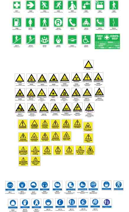 Joseph Technicolour - Safety Signs